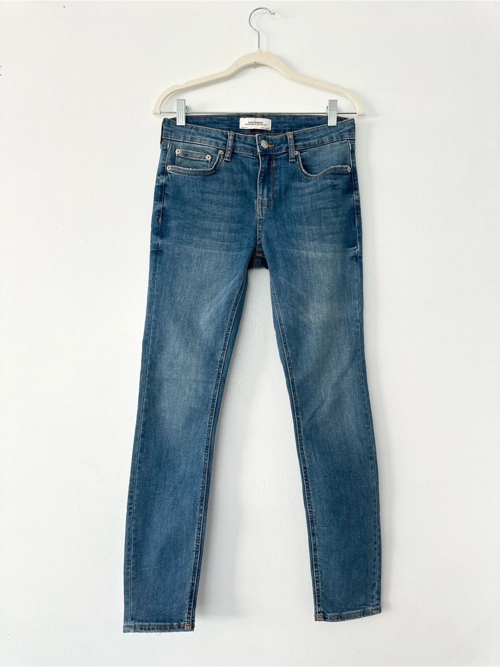 ZARA Premium Denim Slim Blue Skinny Jeans
